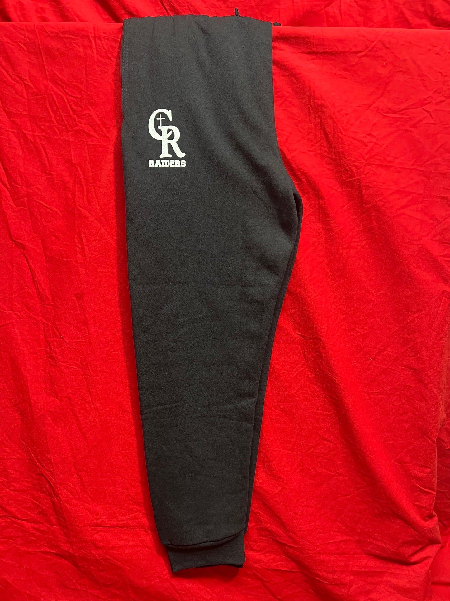 Joggers "CR Raiders" (Black, white logo)