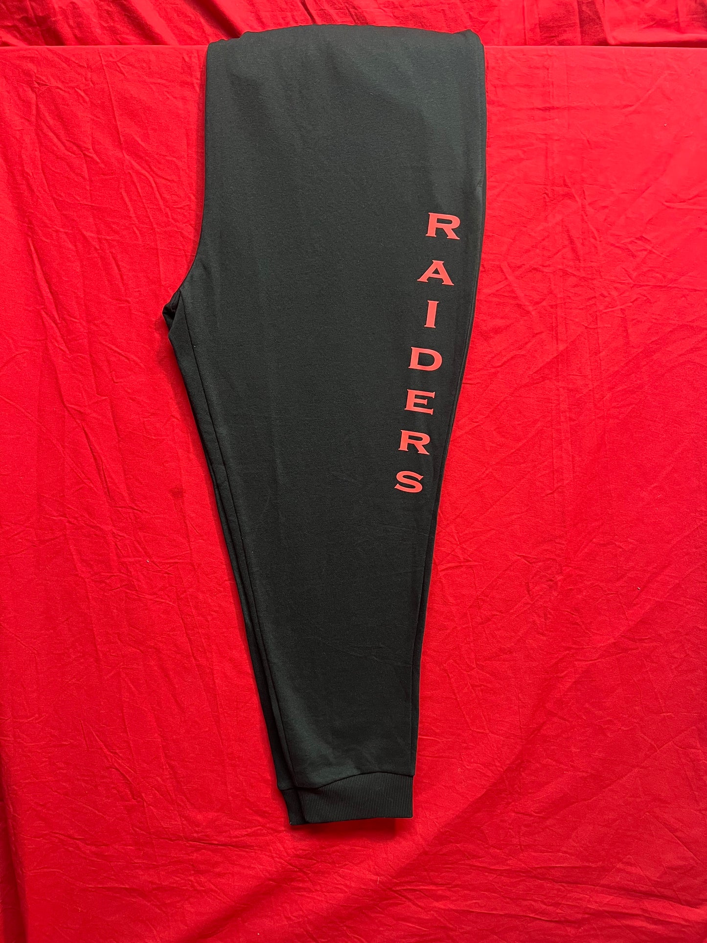 Joggers "Raiders" (Black, red logo)