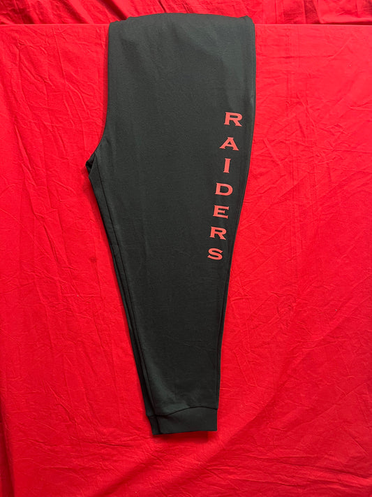 Joggers "Raiders" (Black, red logo)