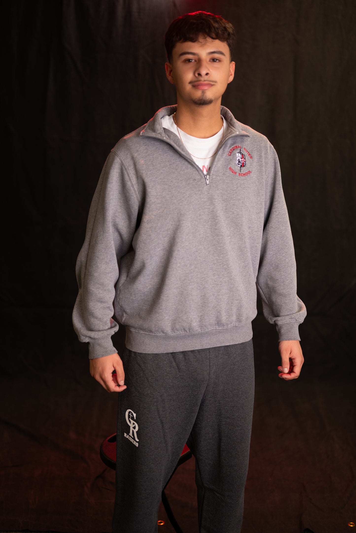 Joggers "CR Raiders" (Grey, white logo)